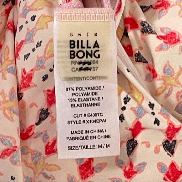 Billabong Pink and Orange Mandala One Piece Swimsuit - Picture 2 of 10